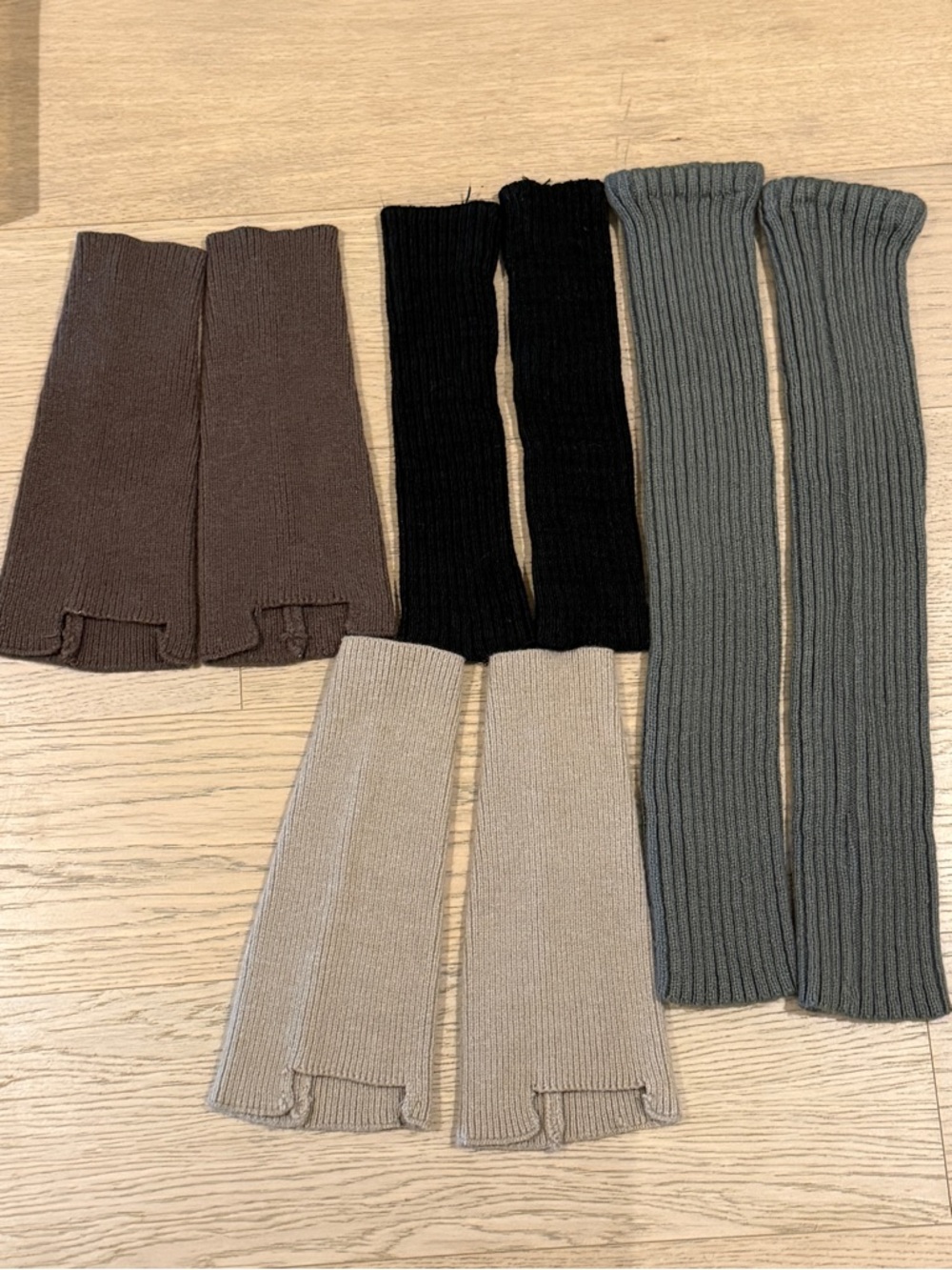 Knit Leg Warmers Set